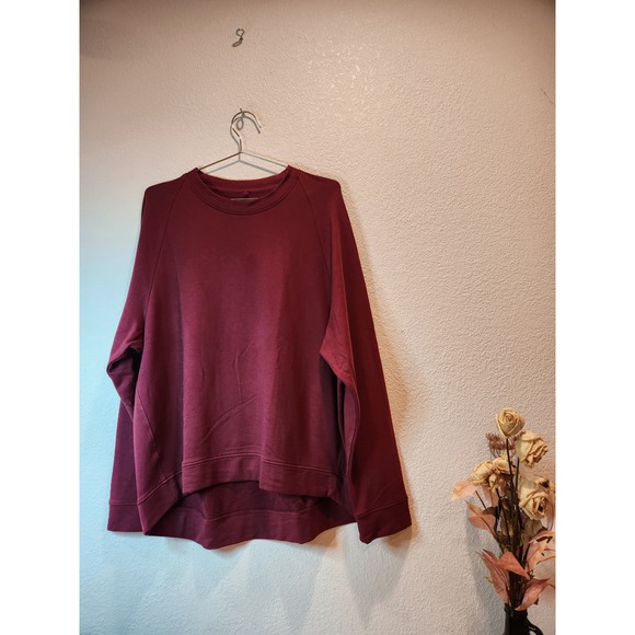 Lou & Grey Women's XL Burgundy Red Long Sleeve Sweatshirt Casual Comfy - Picture 1 of 7